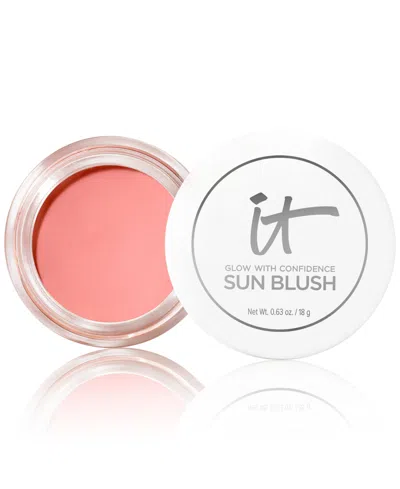 It Cosmetics Glow With Confidence Sun Cream Blush In Sunlit