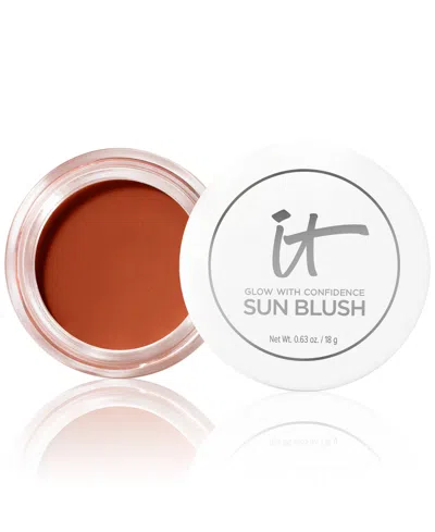 It Cosmetics Glow With Confidence Sun Cream Blush In Sunray