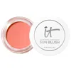 It Cosmetics Glow With Confidence Sun Cream Blush With Hyaluronic Acid Sun Blossom 20 0.63 oz In Sun Blossom 20