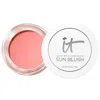 It Cosmetics Glow With Confidence Sun Cream Blush With Hyaluronic Acid Sunlit 10 0.63 oz In Sunlit 10