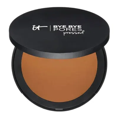 It Cosmetics Ladies Bye Bye Pores Pressed Setting Powder Powder 0.31 oz Translucent Tan Rich Makeup  In Brown