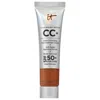 It Cosmetics Mini Cc+ Cream Full Coverage Color Correcting Foundation With Spf 50+ Deep 0.4 oz / 23 ml In Deep