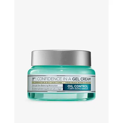 It Cosmetics Nfidence In A Gel Cream Oil Control Moisturiser 60ml In Transparent