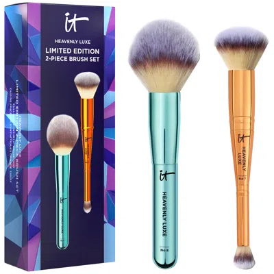 IT COSMETICS YOUR HEAVENLY LUXE LIMITED EDITION BRUSH DUO 