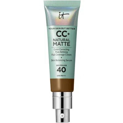 It Cosmetics Your Skin But Better Cc+ Natural Matte 32 ml (various Shades) - Deep Honey In White