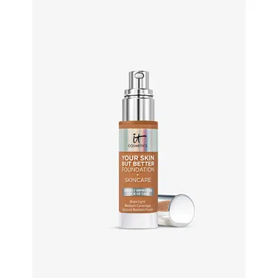 It Cosmetics Tan Warm 44 Your Skin But Better Foundation + Skincare 30ml