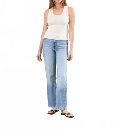 It Is Well L.a. Ribbed Cotton Tank Top In Natural In White