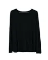 It Is Well L.a. Women's Everyday Long Sleeve Top In Black