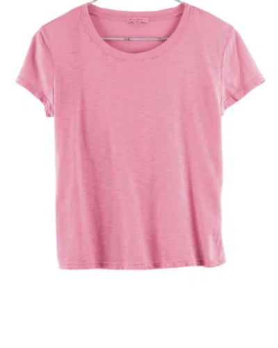 It Is Well L.a. Women's Short Sleeve Baby Tee In Pink