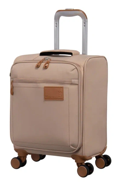 It Luggage Beachlite 15" Medium Softshell Spinner Suitcase In Med Sand