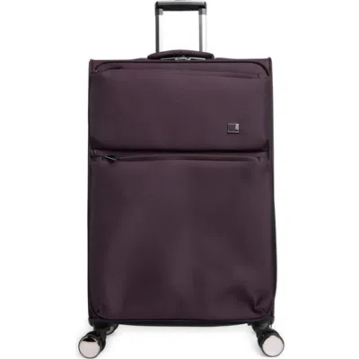 It Luggage Debutant Softshell Expandable Spinner Luggage In Purple