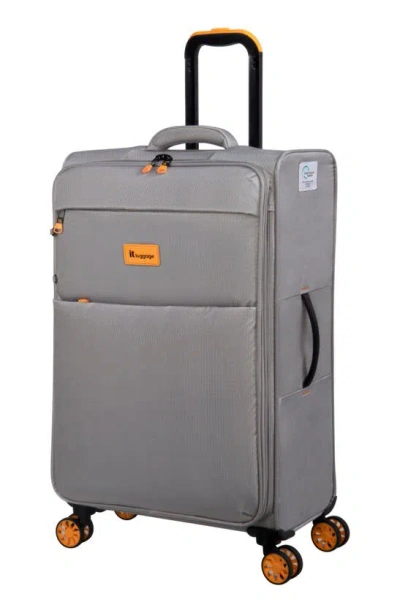 It Luggage Eco Icon 27" Spinner Suitcase In Gray