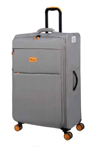 It Luggage Eco Icon 31" Softshell Spinner Suitcase In Flint Gray