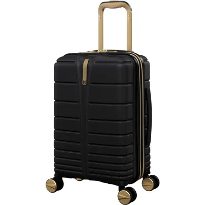 It Luggage Fascinate 21-inch Hardside Carry-on Spinner Suitcase In Black