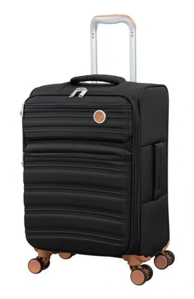 It Luggage Fusional 21-inch Softshell Suitcase In Black