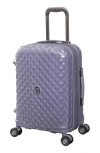 It Luggage Glitzy 21-inch Hardside Carry-on Luggage In Purple