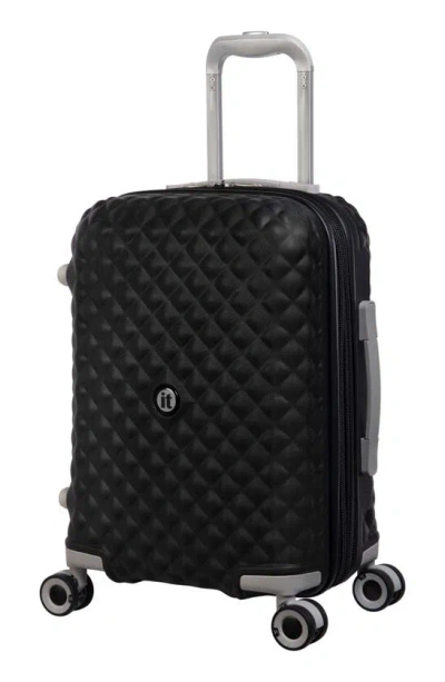 It Luggage Glitzy Matt 21-inch Spinner Carry-on In Black
