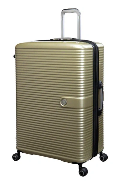It Luggage Helixian 31" Hardside Spinner Case In Metallic Champagne