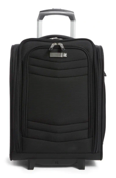 It Luggage Intrepid 16-inch Softside Spinner Luggage In Black