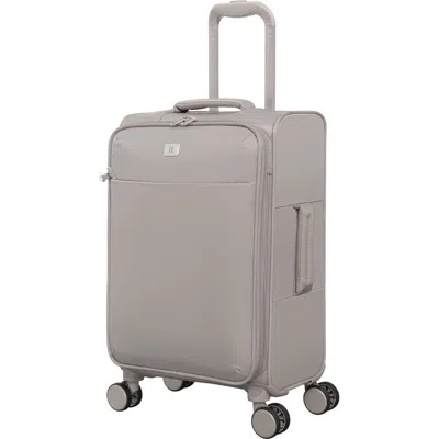 It Luggage Lustrous Lux 22-inch Softside Carry-on Luggage In Gray