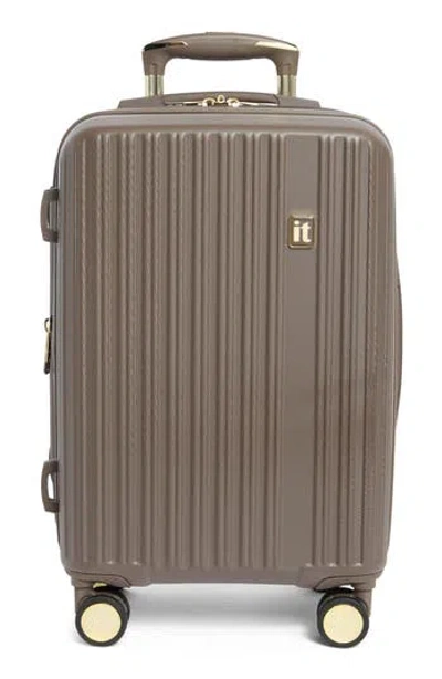 It Luggage Luxuriant 27-inch Hardside Checked Expandable Spinner In Gray