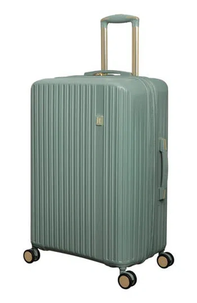 It Luggage Luxuriant 27-inch Hardside Checked Expandable Spinner In Green