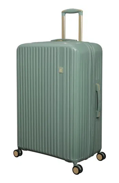 It Luggage Luxuriant 31-inch Hardside Checked Expandable Spinner In Green