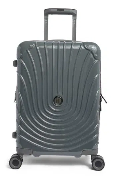 It Luggage Radiating 21-inch Hardside Carry-on Luggage In Gray