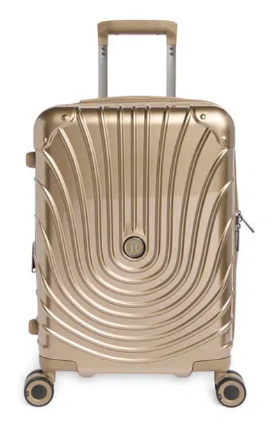 It Luggage Radiating 21-inch Hardside Carry-on Luggage In Silver