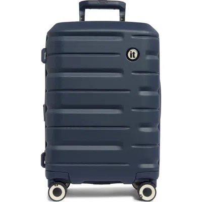 It Luggage Submission 21-inch Hardside Carry-on Spinner In Blue