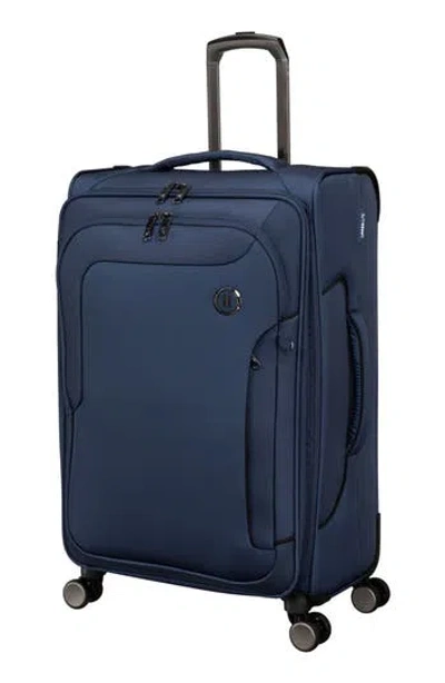 It Luggage Teleported 27-inch Expandable Spinner Luggage In Indigo Night
