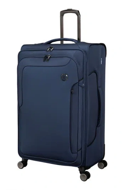 It Luggage Teleported 31-inch Expandable Spinner Luggage In Indigo Night