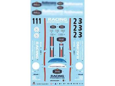 Italeri Skill 2 Model Kit Porsche 956 1/24 Scale Model By  In Blue