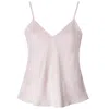 Italia A Collection Women's Pink / Purple Champagne Pink Vegan Silk Camisole In Pink/purple