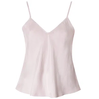 Italia A Collection Women's Pink / Purple Champagne Pink Vegan Silk Camisole In Pink/purple