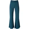 Italia A Collection Women's Teal Green Bamboo Flares In Green