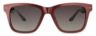 Italia Independent Accelerazione Sunglasses In Metallic Burgundy