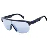 Italia Independent Blue Acetate Sunglasses In Black