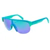 Italia Independent Blue Acetate Sunglasses In Multi