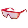 Italia Independent Red Acetate Sunglasses In Red