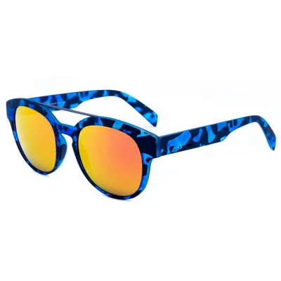 Italia Independent Acetate Sunglasses In Blue