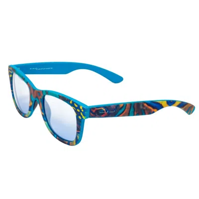 Italia Independent Acetate Sunglasses In Blue