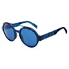 Italia Independent Acetate Sunglasses In Blue
