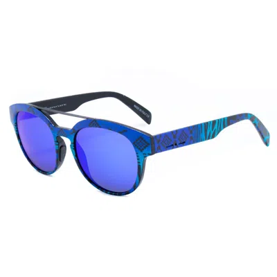 Italia Independent Acetate Sunglasses In Blue