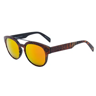 Italia Independent Acetate Sunglasses In Brown