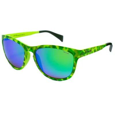 Italia Independent Acetate Sunglasses In Green
