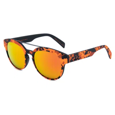 Italia Independent Acetate Sunglasses In Orange