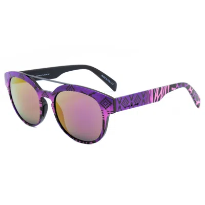 Italia Independent Acetate Sunglasses In Purple