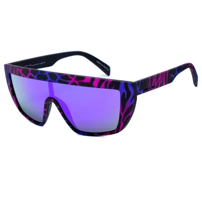 Italia Independent Acetate Sunglasses In Purple