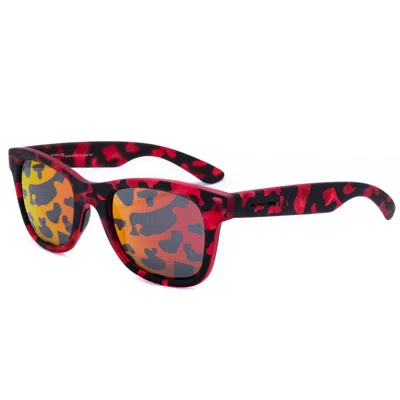 Italia Independent Acetate Sunglasses In Red